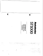 Preview for 2 page of AUTOHELM Autohelm ST1000 Operating And Installation