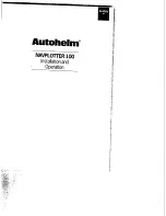 Preview for 2 page of AUTOHELM Navplotter 100 User Manual