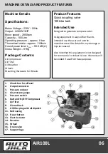 Preview for 8 page of Autojack AIR100L Safety And Operating Manual