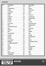 Preview for 17 page of Autojack AIR100L Safety And Operating Manual