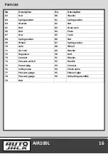 Preview for 18 page of Autojack AIR100L Safety And Operating Manual