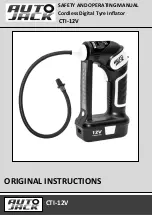 Preview for 1 page of Autojack CTI-12V Safety And Operating Manual