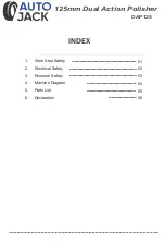 Preview for 2 page of Autojack DAP125 Owner'S Manual & Safety Instructions