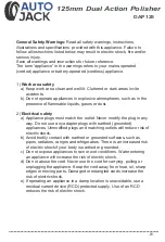 Preview for 3 page of Autojack DAP125 Owner'S Manual & Safety Instructions