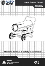 Preview for 1 page of Autojack DH30KW Owner'S Manual & Safety Instructions