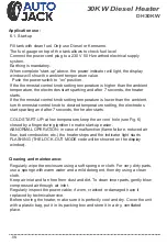 Preview for 8 page of Autojack DH30KW Owner'S Manual & Safety Instructions