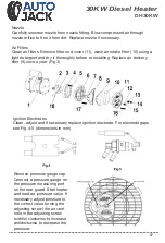 Preview for 9 page of Autojack DH30KW Owner'S Manual & Safety Instructions