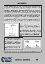 Preview for 11 page of Autojack EGIMIG-155 Safety And Operating Manual