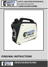 Autojack IG1200i Safety And Operating Manual preview