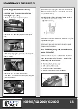 Предварительный просмотр 20 страницы Autojack IG1200i Safety And Operating Manual