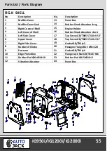 Предварительный просмотр 57 страницы Autojack IG1200i Safety And Operating Manual