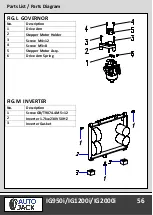 Предварительный просмотр 58 страницы Autojack IG1200i Safety And Operating Manual