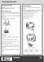 Предварительный просмотр 11 страницы Autojack IG2200i Safety And Operating Manual