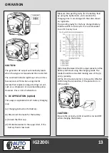 Предварительный просмотр 15 страницы Autojack IG2200i Safety And Operating Manual