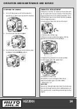 Предварительный просмотр 16 страницы Autojack IG2200i Safety And Operating Manual