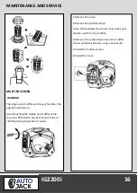 Предварительный просмотр 18 страницы Autojack IG2200i Safety And Operating Manual