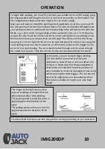 Preview for 10 page of Autojack iMIG200DP Safety And Operating Manual