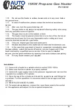 Preview for 7 page of Autojack PH15KW Owner'S Manual & Safety Instructions