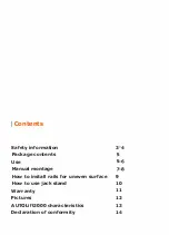 Preview for 2 page of AUTOLIFT AUTOLift3000 User Manual