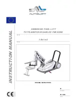 AUTOLIFT I-Swim2 Instruction Manual предпросмотр