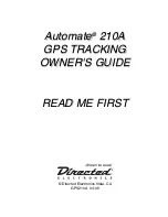 Preview for 2 page of Automate 210A Owner'S Manual