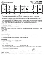 Предварительный просмотр 20 страницы Automate AM2023 Series Operator'S Manual