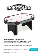 Preview for 1 page of Automaten Hoffmann Multiplay Assembly Manual