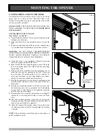 Предварительный просмотр 11 страницы Automatic Technology Australia GDO-6 V1 Slim-Drive EasyRoller Installation Instructions Manual