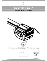 Automatic Technology GDO-11v1 Ero Owner'S Installation Instructions Manual preview