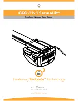 Automatic Technology GDO-11v1 SecuraLift User Manual preview
