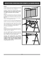 Preview for 10 page of Automatic Technology GDO-2 SecuraLife Owner'S Manual