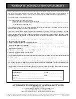 Preview for 20 page of Automatic Technology GDO-4 EasyRoller Installation Instructions Manual