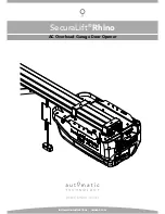 Automatic Technology SecuraLift Rhino Installation Instructions Manual preview