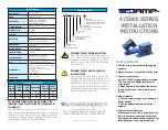 Automation Direct ACUAMP ACS200 SERIES Installation Instructions предпросмотр