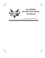 Предварительный просмотр 1 страницы Automation Direct D0-DEVNETS User Manual