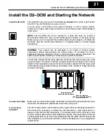 Предварительный просмотр 31 страницы Automation Direct D2-DCM User Manual