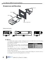 Предварительный просмотр 6 страницы Automation Direct ProSense DPM1-P Series User Manual