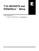 Preview for 46 page of Automation Direct T1K-DEVNETS User Manual