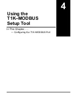 Preview for 25 page of Automation Direct T1K-MODBUS-M User Manual