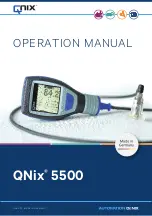 Preview for 1 page of Automation Dr. Nix QNix 5500 Operation Manual