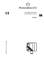 AUTOMATION24 O1D215 Operating Instructions Manual предпросмотр