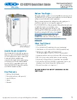 Preview for 1 page of Automationdirect.com CLICK PLUS C2-02CPU Quick Start Manual