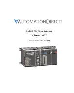 Предварительный просмотр 1 страницы Automationdirect.com DirectLOGIC DL205 Series User Manual