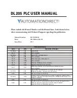 Предварительный просмотр 4 страницы Automationdirect.com DirectLOGIC DL205 Series User Manual