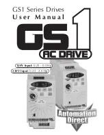 Automationdirect.com GS1-10P2 User Manual предпросмотр