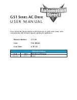 Предварительный просмотр 5 страницы Automationdirect.com GS1-10P2 User Manual