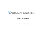 Automationdirect.com H0-ECOM Manual предпросмотр