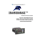 Automationdirect.com IronHorse GSD Series User Manual предпросмотр