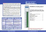 Automationdirect.com Productivity 2000 P2-08ADL-2 Manual preview