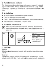 Предварительный просмотр 4 страницы Automationdirect.com prosense VCST-25-1000 Operating Instructions Manual